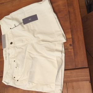 NWT Jennifer Lopez White denim shorts sz 14